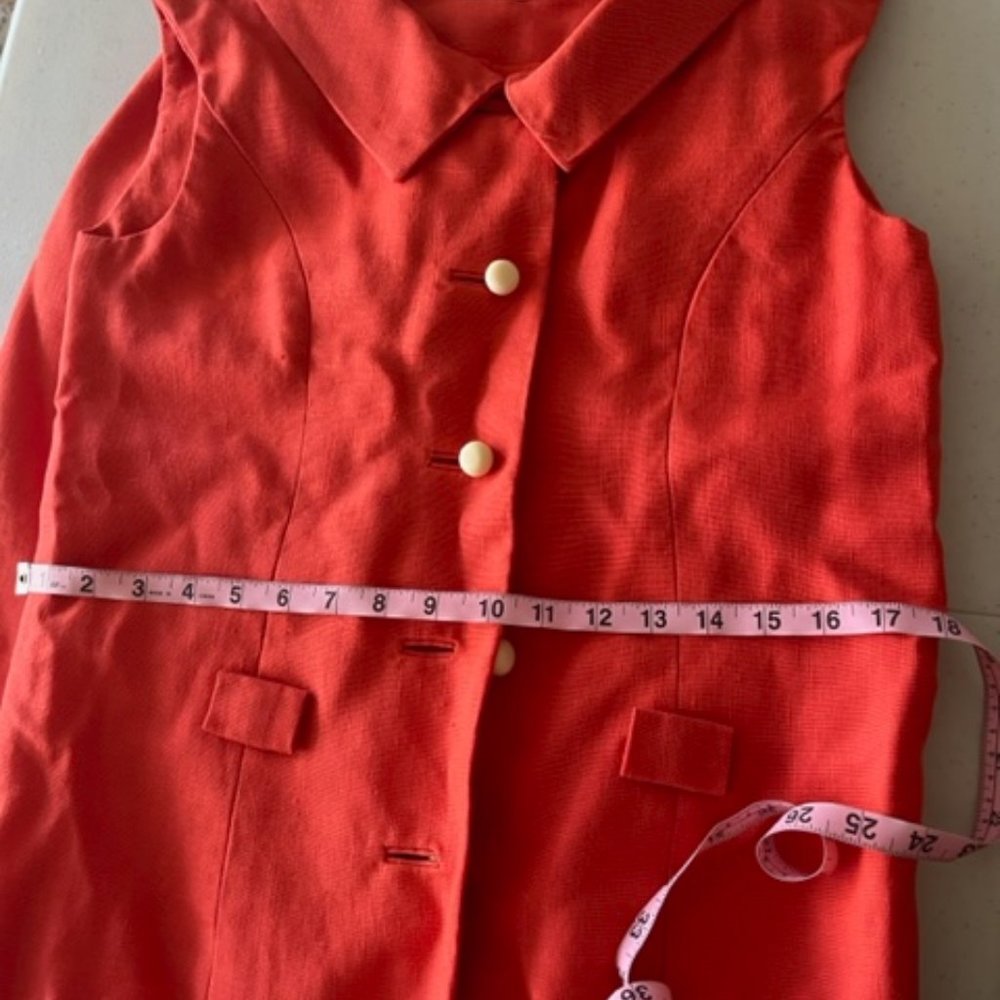 Saks Fifth Avenue Vintage Linen Skirt Suit (EXCELLENT - LIKE NEW) - Picture 11 of 15